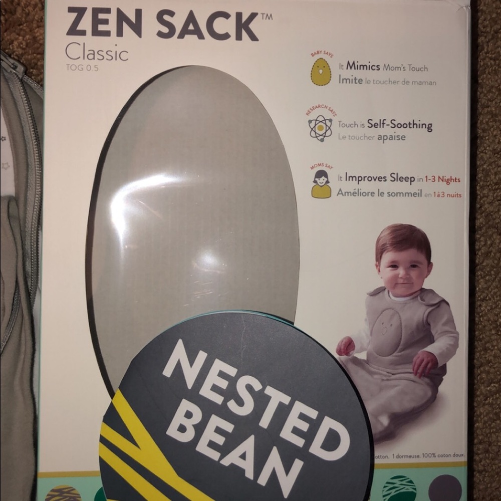 Nested bean sleep swaddle